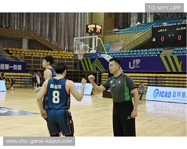 篮球运动员把裁判当队友传球